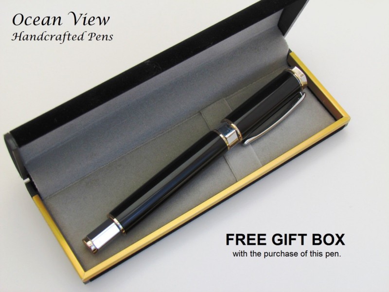 Handmade Magnetic Vertex Supreme Rollerball Pen in M3 Lava Volcanic Ash & Chrome